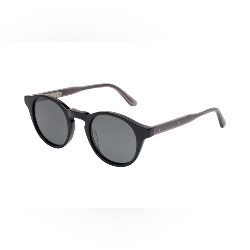 Bottega Veneta Round-Framed Acetate Black Sunglasses - Picture 2 of 10